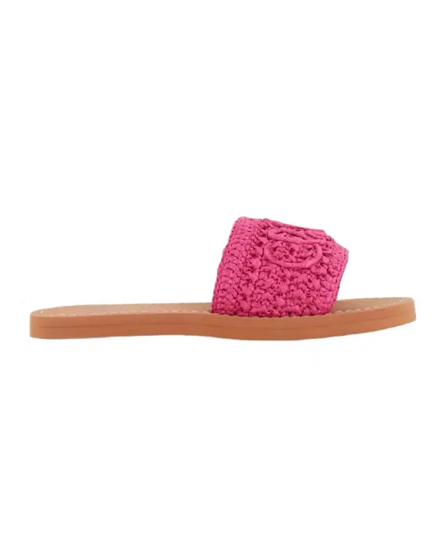 Girl 's Crochet Slide Sandals, Toddler/Kids