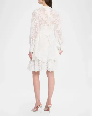 Kobi Halperin Gillian Floral Lace Shirtdress | Thumbnail 3 Kobi Halperin Gillian Floral Lace Shirtdress | Thumbnail 3