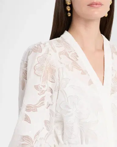 Kobi Halperin Gillian Floral Lace Shirtdress | Thumbnail 5 Kobi Halperin Gillian Floral Lace Shirtdress | Thumbnail 5