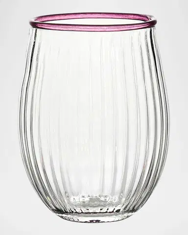 Juliska Nell Assorted 15 oz. Stemless Wine Glasses, Set of 4 | Thumbnail 6