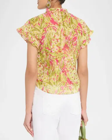 Cinq a Sept Jeni Daisy Swirl Top | Thumbnail 3 Cinq a Sept Jeni Daisy Swirl Top | Thumbnail 3