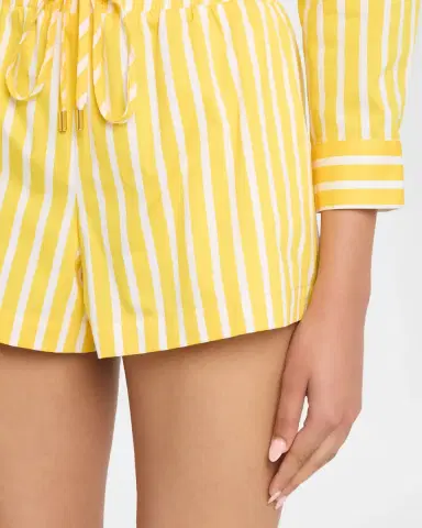 L'Agence Royce Striped Drawstring Shorts | Thumbnail 5 L'Agence Royce Striped Drawstring Shorts | Thumbnail 5