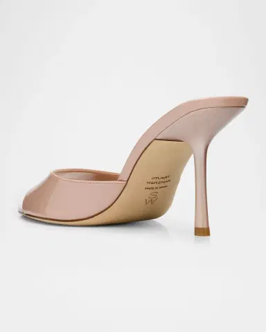 Stuart Weitzman 85mm Lexington Patent Leather Mules | Thumbnail 4 Stuart Weitzman 85mm Lexington Patent Leather Mules | Thumbnail 4