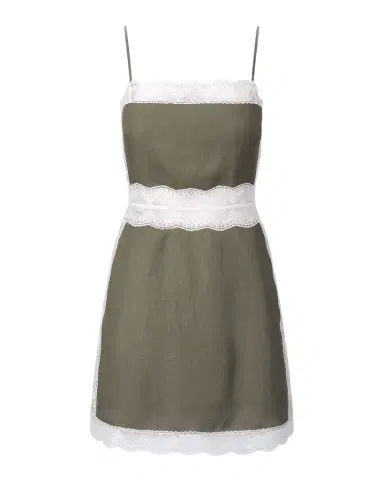 Staud Amalina Linen Mini Dress | Thumbnail 1