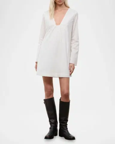 STAUD Vivi Cotton Voile Mini Dress | Thumbnail 2 STAUD Vivi Cotton Voile Mini Dress | Thumbnail 2