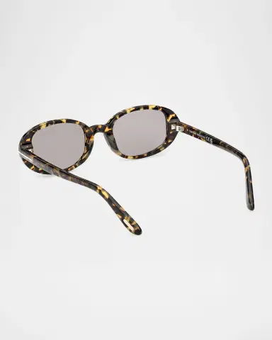 Tom Ford Iggy MM Acetate Oval Sunglasses | Thumbnail 4 Tom Ford Iggy MM Acetate Oval Sunglasses | Thumbnail 4