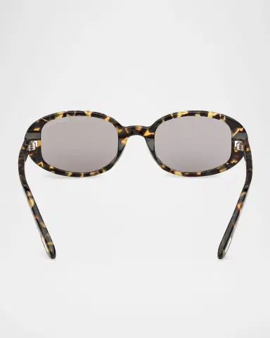 Tom Ford Iggy MM Acetate Oval Sunglasses | Thumbnail 5 Tom Ford Iggy MM Acetate Oval Sunglasses | Thumbnail 5