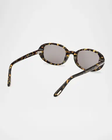 Tom Ford Iggy MM Acetate Oval Sunglasses | Thumbnail 6 Tom Ford Iggy MM Acetate Oval Sunglasses | Thumbnail 6