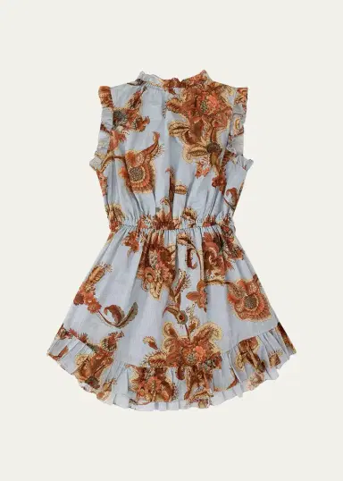 Zimmermann Girl's Aster Printed Flip Dress, Size 1-12 | Thumbnail 2