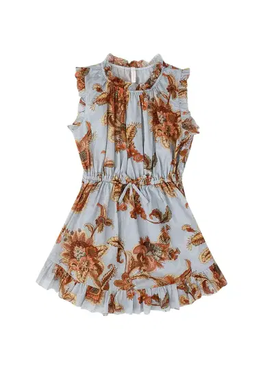 Zimmermann Girl's Aster Printed Flip Dress, Size 1-12 | Thumbnail 3