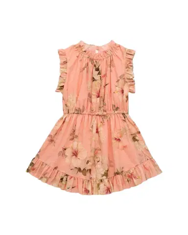 Zimmermann Girl's Mahon Hibiscus-Printed Flip Dress, Size 1-12 | Thumbnail 1 Zimmermann Girl's Mahon Hibiscus-Printed Flip Dress, Size 1-12 | Thumbnail 1