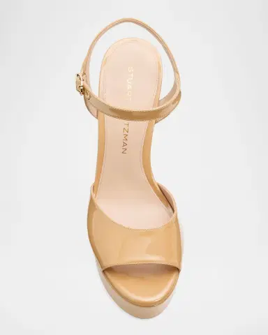 Stuart Weitzman 130mm Reade Patent Leather Platform Sandals | Thumbnail 6 Stuart Weitzman 130mm Reade Patent Leather Platform Sandals | Thumbnail 6