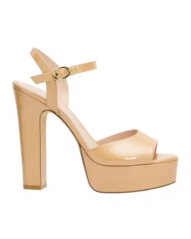 Stuart Weitzman 130mm Reade Patent Leather Platform Sandals | Thumbnail 1 Stuart Weitzman 130mm Reade Patent Leather Platform Sandals | Thumbnail 1