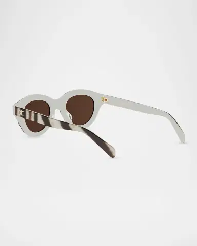 Celine Triomphe Mini 47mm Round Glasses | Thumbnail 4