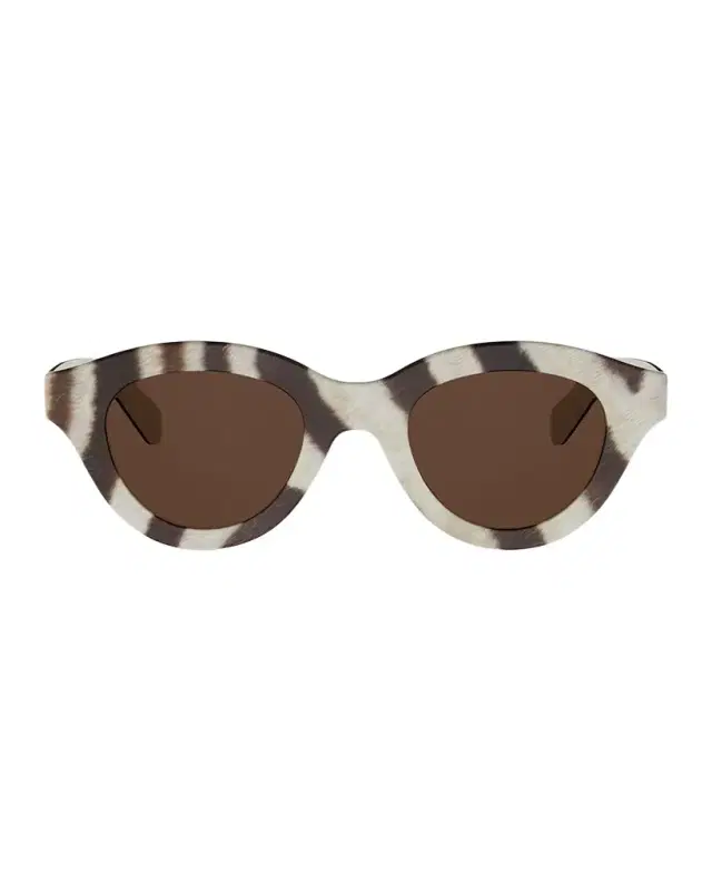 CELINE Triomphe Mini 47mm Round Glasses