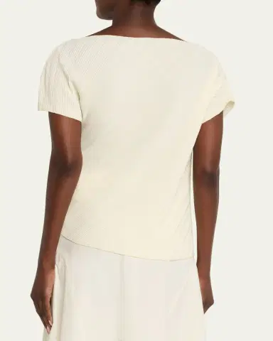 Vince Directional Pleated Top | Thumbnail 3 Vince Directional Pleated Top | Thumbnail 3