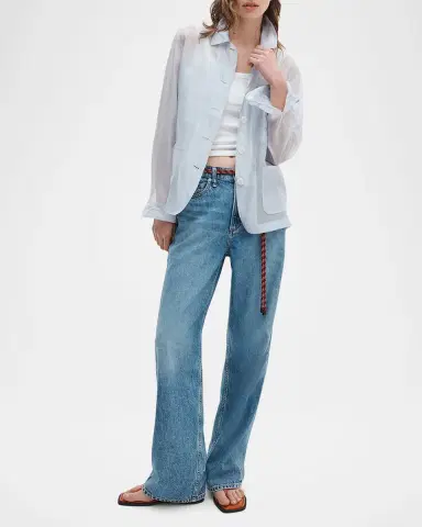 rag & bone Featherweight Logan Mid-Rise Wide Jeans | Thumbnail 2 rag & bone Featherweight Logan Mid-Rise Wide Jeans | Thumbnail 2