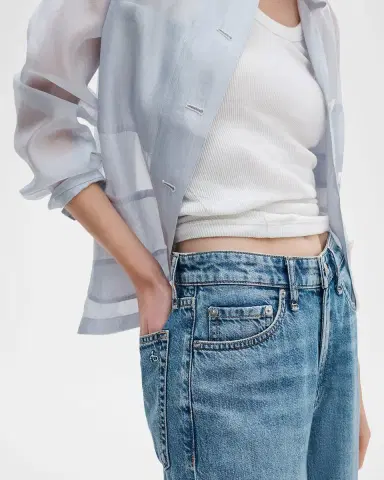 rag & bone Featherweight Logan Mid-Rise Wide Jeans | Thumbnail 5 rag & bone Featherweight Logan Mid-Rise Wide Jeans | Thumbnail 5