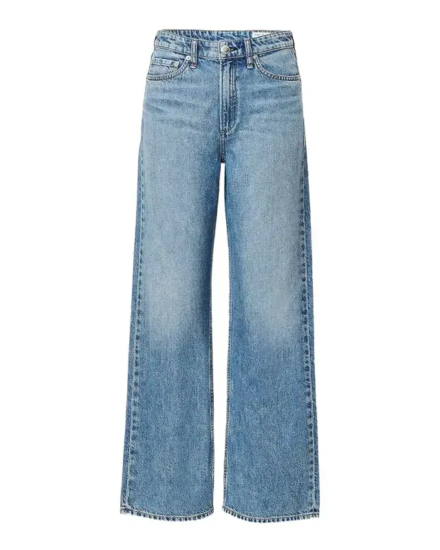 Featherweight Logan Mid-Rise Wide Jeans