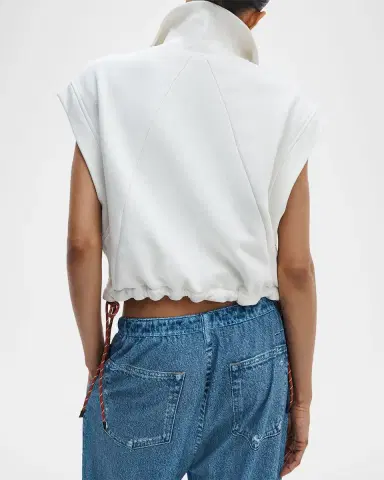 Rag & Bone Vintage Terry Half-Zip Sleeveless Sweatshirt | Thumbnail 2