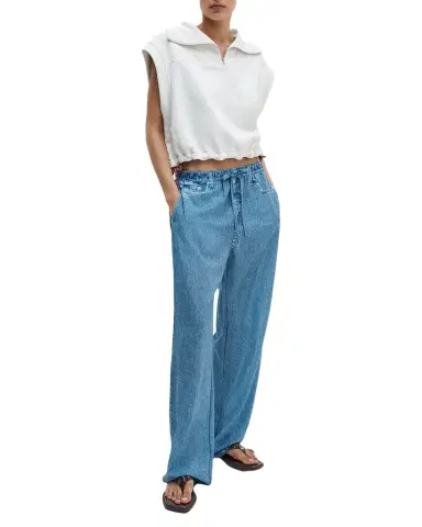 Rag & Bone Vintage Terry Half-Zip Sleeveless Sweatshirt | Thumbnail 1