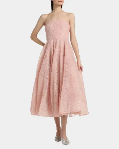Theia Selina Strapless Cocktail Dress | Thumbnail 4 Theia Selina Strapless Cocktail Dress | Thumbnail 4