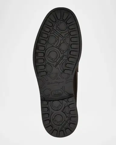 Ferragamo Tobias Gancini Leather Loafers | Thumbnail 4