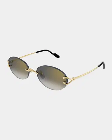 Cartier C Decor 55MM Oval Sunglasses | Thumbnail 2 Cartier C Decor 55MM Oval Sunglasses | Thumbnail 2