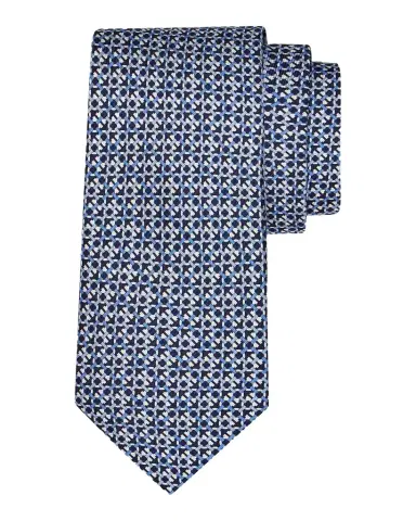 Ferragamo Anteo Gancio Woven Silk Tie | Thumbnail 1 Ferragamo Anteo Gancio Woven Silk Tie | Thumbnail 1