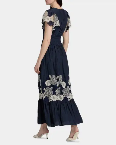 Ramy Brook Georgie Crochet Lace Midi-Dress | Thumbnail 3