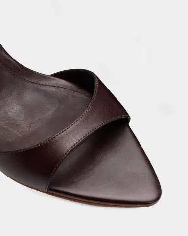 Schutz 75mm Elodie Leather Mules | Thumbnail 2 Schutz 75mm Elodie Leather Mules | Thumbnail 2