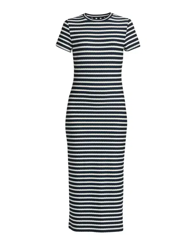 Skye Striped T-Shirt Midi-Dress