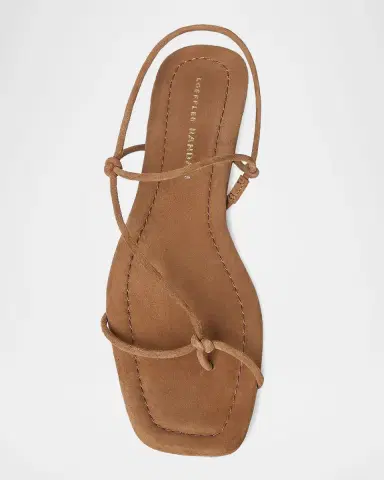 Loeffler Randall Eleanor Strappy Suede Sandals | Thumbnail 3