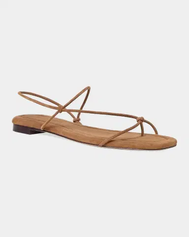 Loeffler Randall Eleanor Strappy Suede Sandals | Thumbnail 4