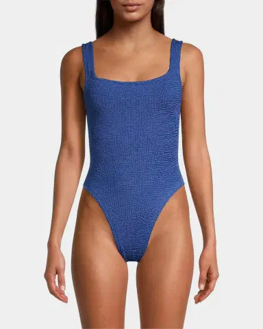 Hunza G Square-Neck One-Piece Swimsuit | Thumbnail 3 Hunza G Square-Neck One-Piece Swimsuit | Thumbnail 3