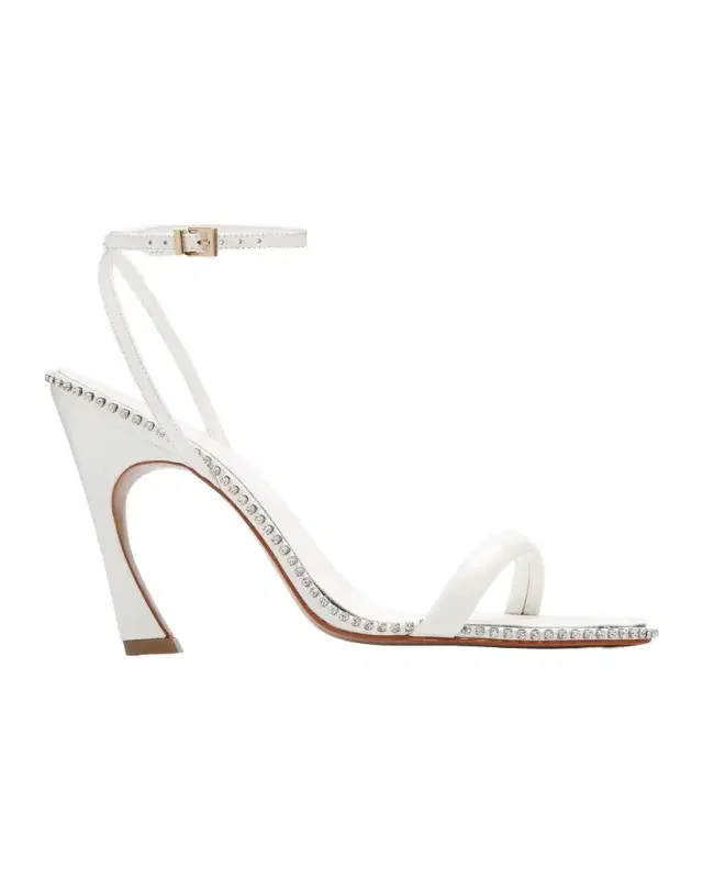 Schutz 0mm Lexi Patent Leather Ankle-Strap Sandals