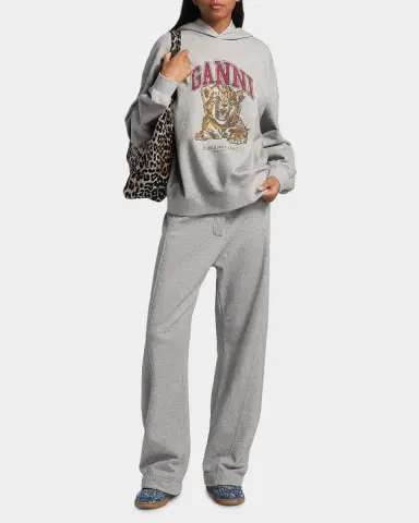 Ganni Isoli Beaded Cotton Hoodie | Thumbnail 2 Ganni Isoli Beaded Cotton Hoodie | Thumbnail 2