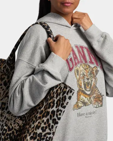 Ganni Isoli Beaded Cotton Hoodie | Thumbnail 5 Ganni Isoli Beaded Cotton Hoodie | Thumbnail 5