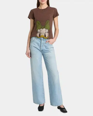 Ganni Future Heavy Daisy-Graphic Cotton Jersey T-Shirt | Thumbnail 2