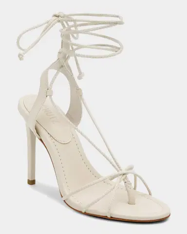 Schutz 100mm Demetria Leather Ankle-Tie Sandals | Thumbnail 5 Schutz 100mm Demetria Leather Ankle-Tie Sandals | Thumbnail 5