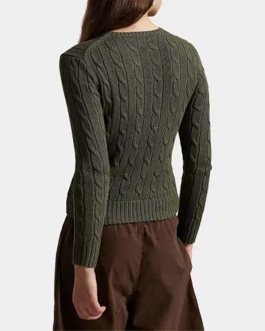 Polo Ralph Lauren Cable-Knit Cotton Crewneck Sweater | Thumbnail 3 Polo Ralph Lauren Cable-Knit Cotton Crewneck Sweater | Thumbnail 3