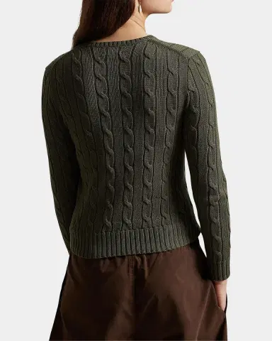 Polo Ralph Lauren Cable-Knit Cotton Crewneck Sweater | Thumbnail 5 Polo Ralph Lauren Cable-Knit Cotton Crewneck Sweater | Thumbnail 5