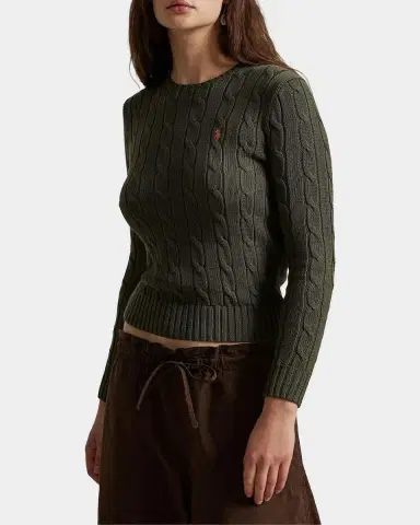 Polo Ralph Lauren Cable-Knit Cotton Crewneck Sweater | Thumbnail 6 Polo Ralph Lauren Cable-Knit Cotton Crewneck Sweater | Thumbnail 6