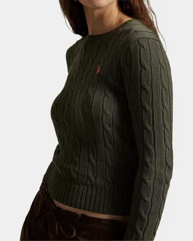 Polo Ralph Lauren Cable-Knit Cotton Crewneck Sweater | Thumbnail 7 Polo Ralph Lauren Cable-Knit Cotton Crewneck Sweater | Thumbnail 7