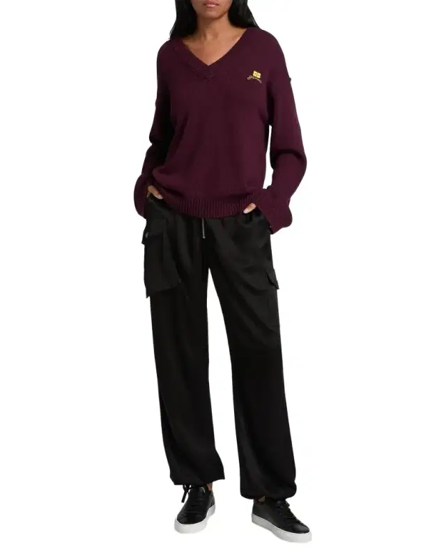 Core Future Wool-Blend V-Neck Sweater