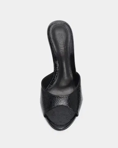 Schutz 100mm Cloe Patent Leather Mules | Thumbnail 3