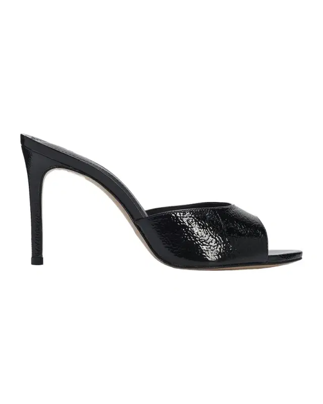 Schutz 100mm Cloe Patent Leather Mules