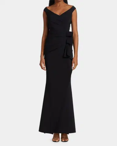Chiara Boni La Petite Robe Silveria Ruffle Peplum Maxi Gown | Thumbnail 4 Chiara Boni La Petite Robe Silveria Ruffle Peplum Maxi Gown | Thumbnail 4