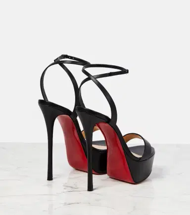 Christian Louboutin Loubi Queen Alta 150 leather platform sandals | Thumbnail 2