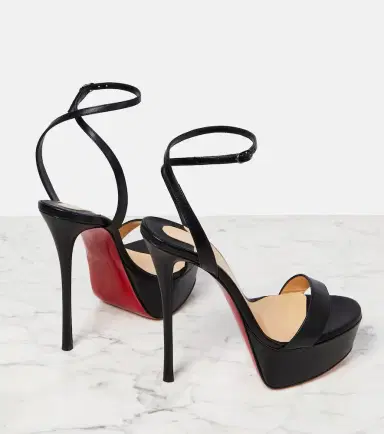 Christian Louboutin Loubi Queen Alta 150 leather platform sandals | Thumbnail 4